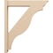 Ekena Millwork 6-in W x 32-in D x 38-in H Funston Trad Rough Cedar Woodgrain TimberThane Outlooker, Primed Tan OUTUR060X32X38FST04RCPR - alternate 4